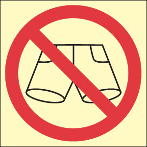 no shorts